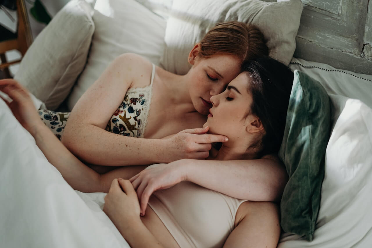 Image of a couple in bed - sexuality